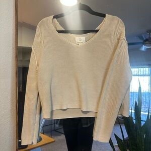 Cream Knit Sweater